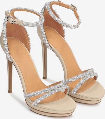 Kazar Strap Sandals in Beige