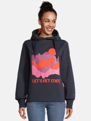 salzhaut Sweatshirt 'SABBELTRIENE' in Blauw: voorkant