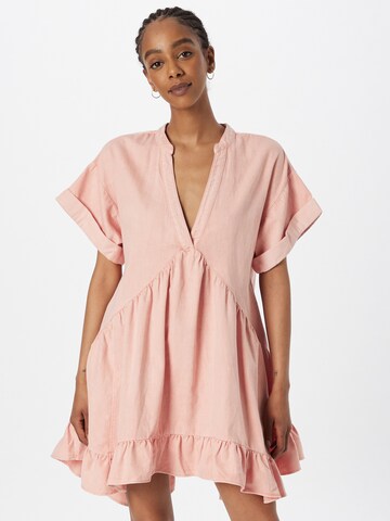 Free People Košilové šaty 'AGNES' – pink: přední strana
