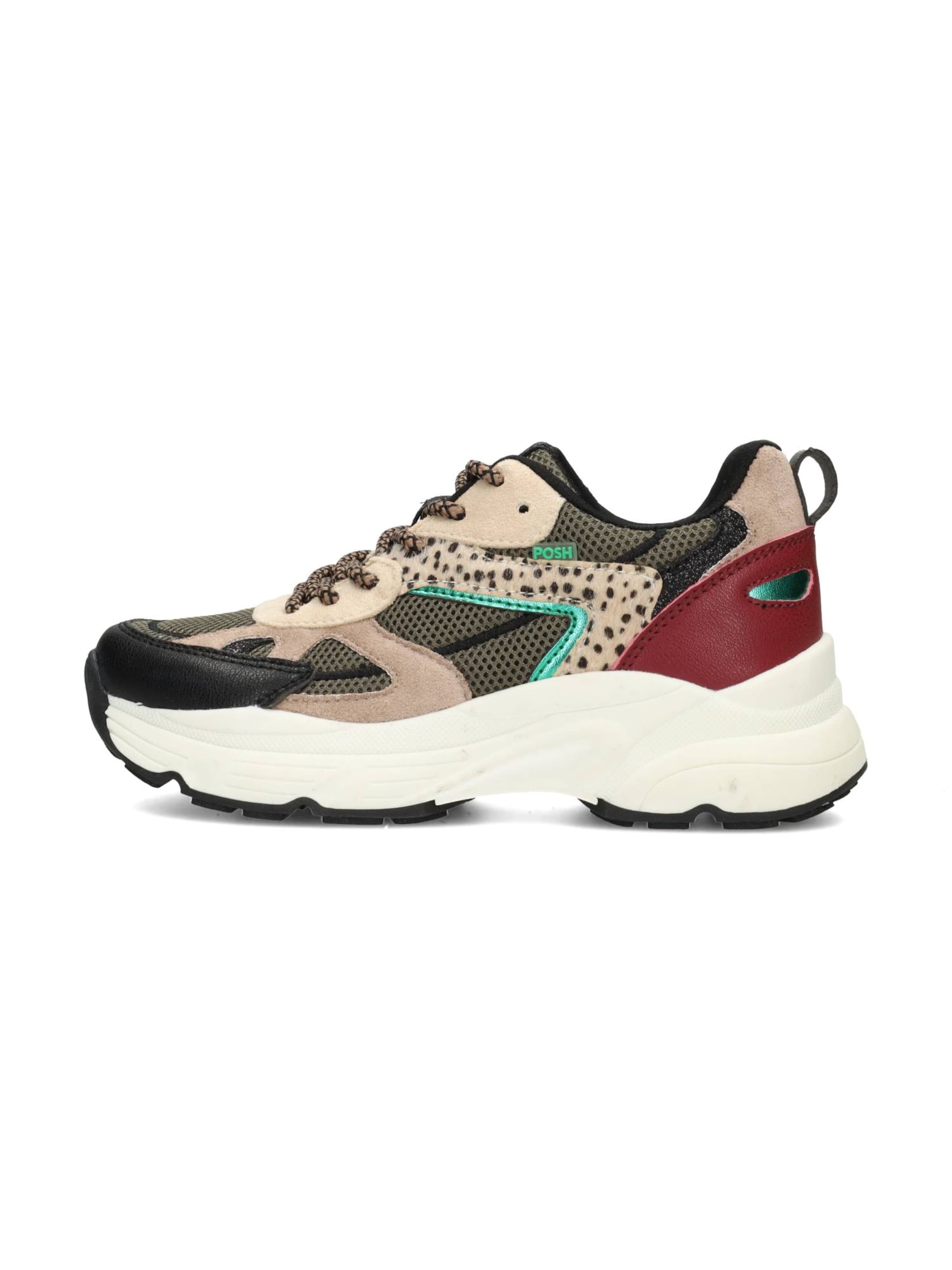 Baskets 'Ayoki' POSH by Poelman en vert : devant