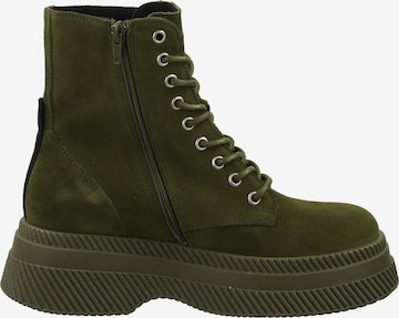 STEVE MADDEN Lace-Up Ankle Boots in Green