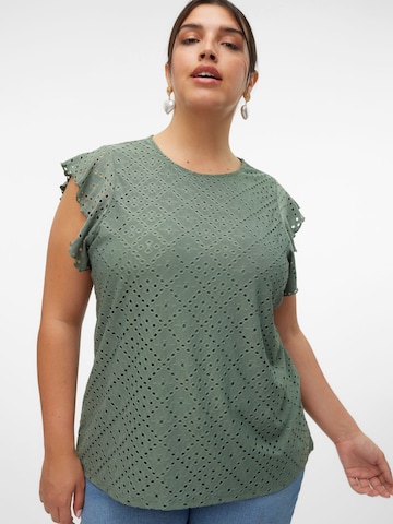 Vero Moda Curve - Camiseta en verde