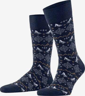 FALKE Socken 'Ski Slope SO' in Blau: Vorderseite