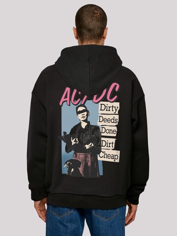 F4NT4STIC Sweatshirt 'ACDC' in Zwart: voorkant