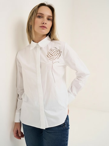 Camomilla Italia Blouse 'Cataya' in Wit: voorkant