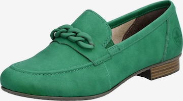 Chaussure basse Rieker en vert : devant