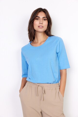 Soyaconcept - Camiseta 'BABETTE' en azul: frente