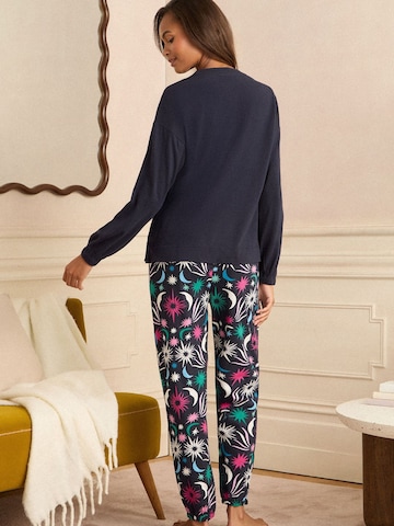 love & roses Pižama | modra barva