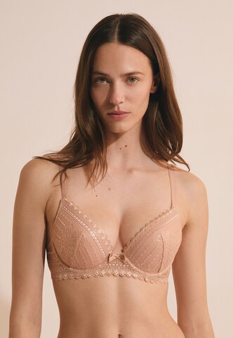 ETAM Push-up BH  'Panama' in Beige: Vorderseite