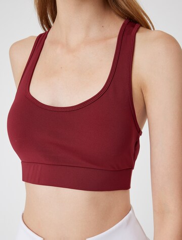 Koton Medium Support Sports bra in Red