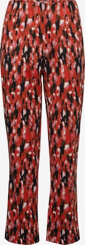 Regular Pantalon 'Kate' ICHI en rouge : devant