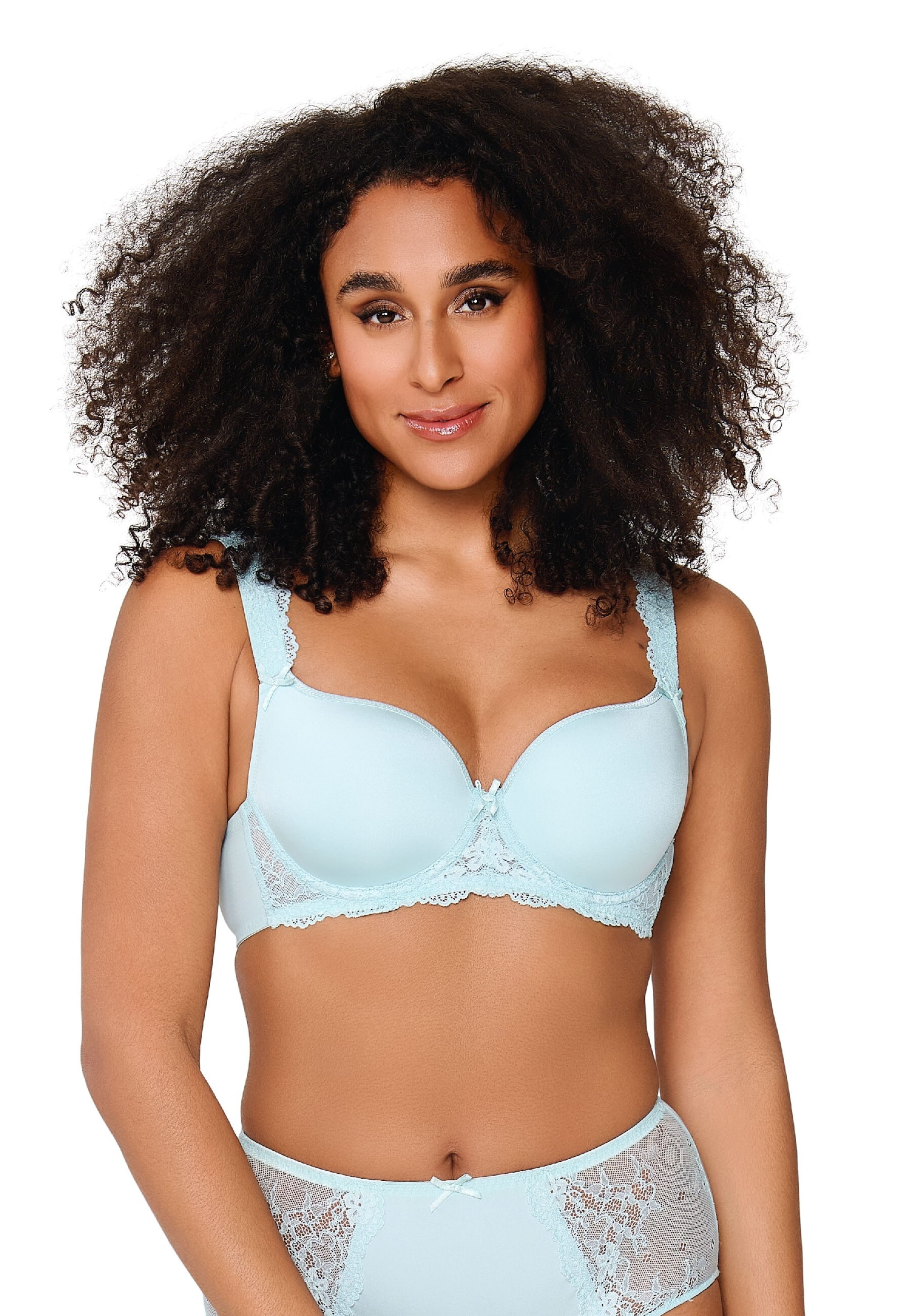 T-shirt Reggiseno di LingaDore in blu: frontale