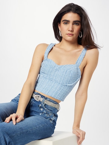 GUESS Top in Blue: front