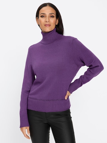 heine Pullover in Lila: Vorderseite