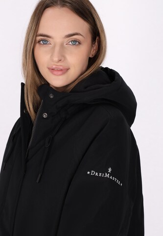 DreiMaster Maritim Winter coat in Black