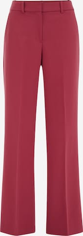 raudona WE Fashion Plačios klešnės Kelnės: priekis