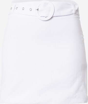 GLAMOROUS Skirt in White: front