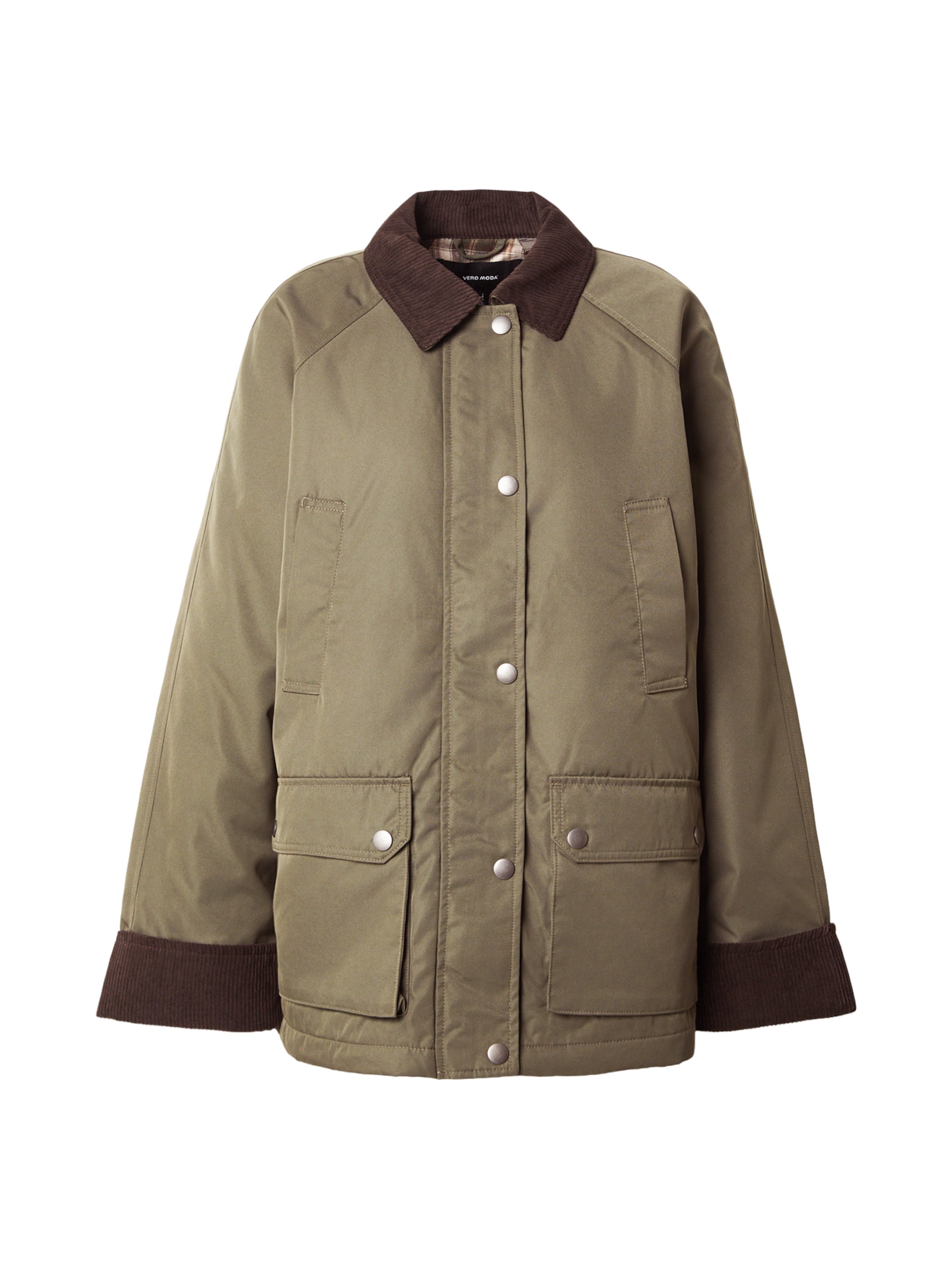 VERO MODA Between-Season Jacket 'VMWALES' in Green: front
