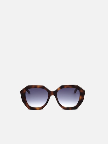 Karl Lagerfeld Zonnebril in Bruin