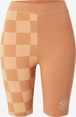 VANS Skinny Leggings 'EM ON HOLIDAY' in Orange: front