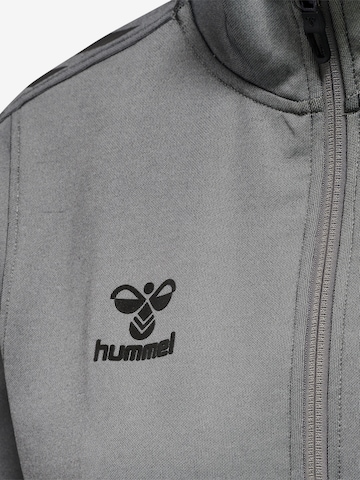 Hummel - Sudadera con cremallera deportiva en gris