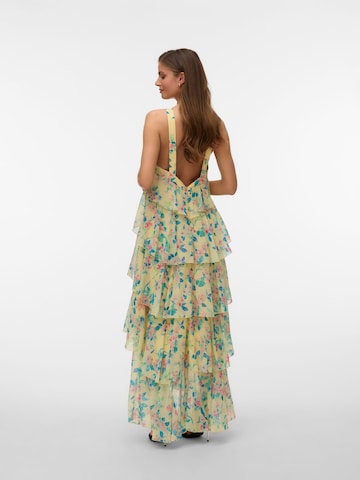VERO MODA Cocktailjurk 'VMFELICIA' in Geel
