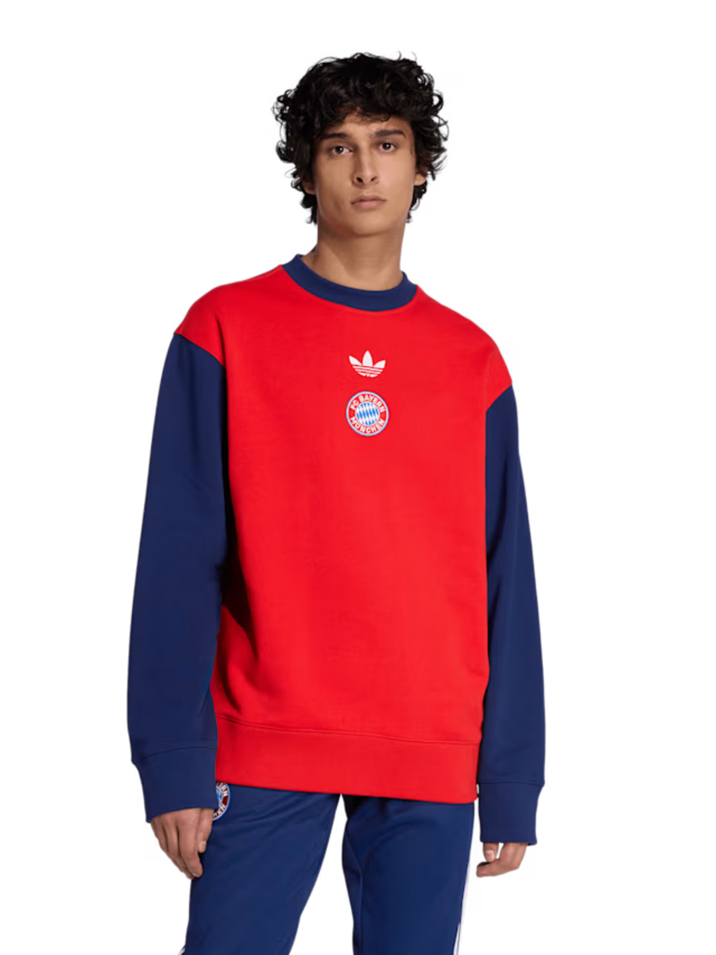 ADIDAS ORIGINALS Crewneck LFSTLR in Rot: Vorderseite
