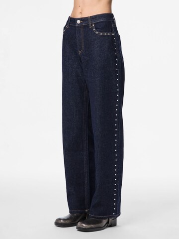 PIECES Wide Leg Jeans 'PCKarla' i blå: forside