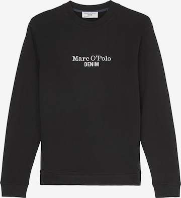 Marc O'Polo Sweatshirt in Zwart: voorkant