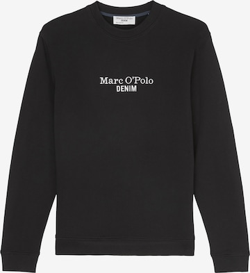 Marc O'Polo Μπλούζα φούτερ σε μαύρο: μπροστά