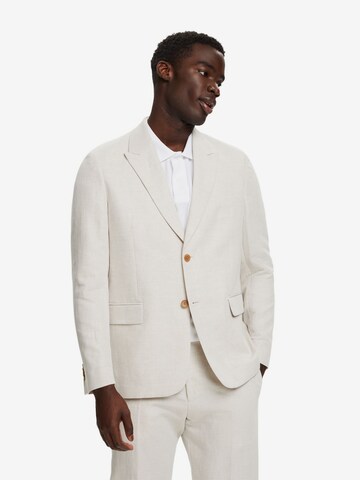 ESPRIT Comfort fit Suit Jacket in White: front