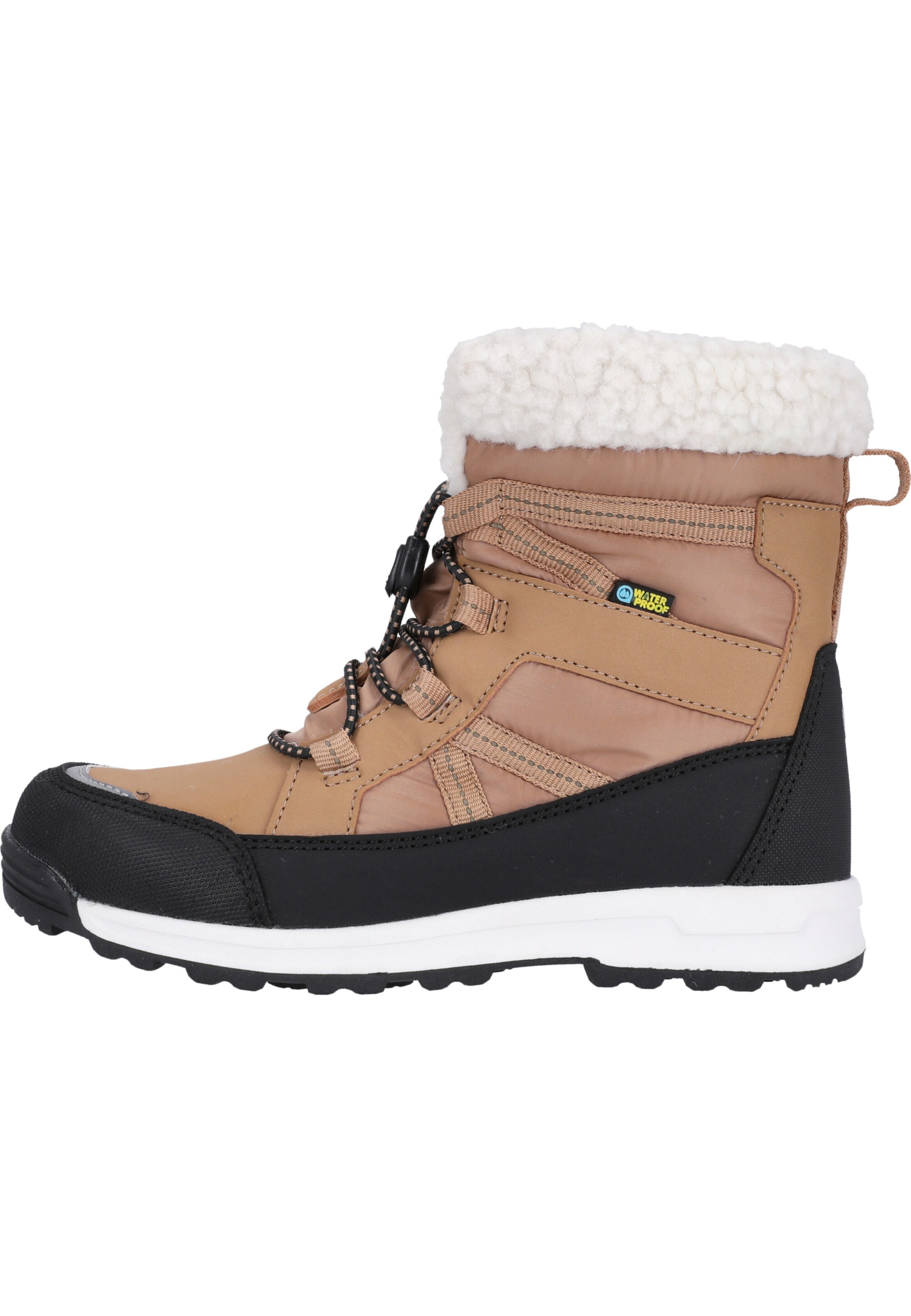 ZigZag Snow Boots 'Wranden' in Beige