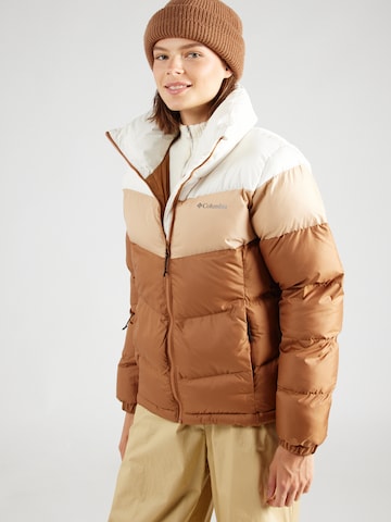 COLUMBIAOutdoor jakna 'Puffect II' - smeđa boja: prednji dio