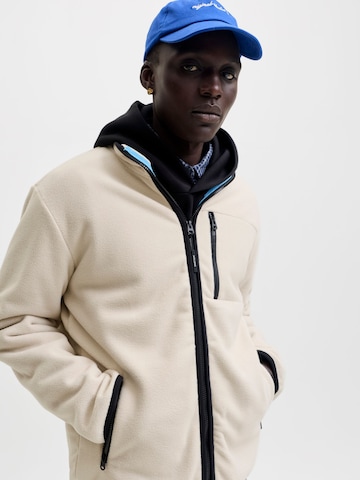 Giacca di pile di JACK & JONES in grigio
