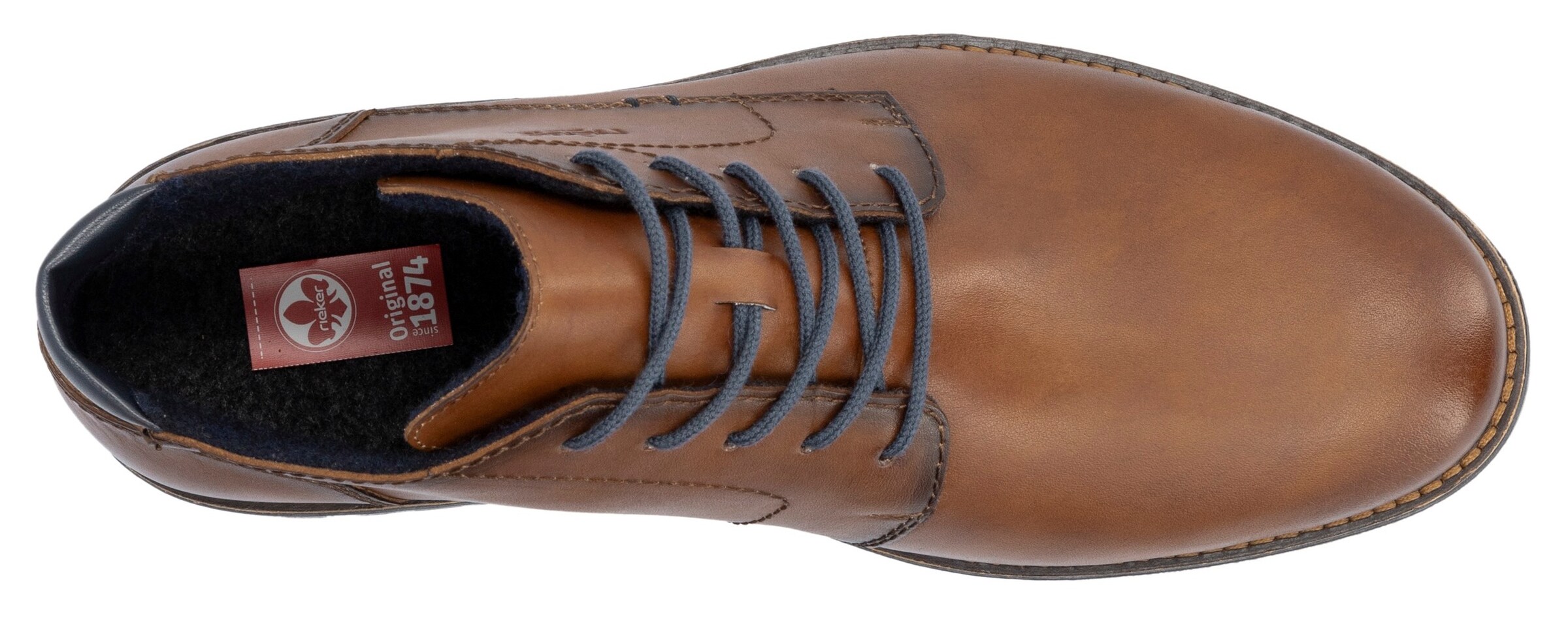 Chaussure à lacets Rieker en marron