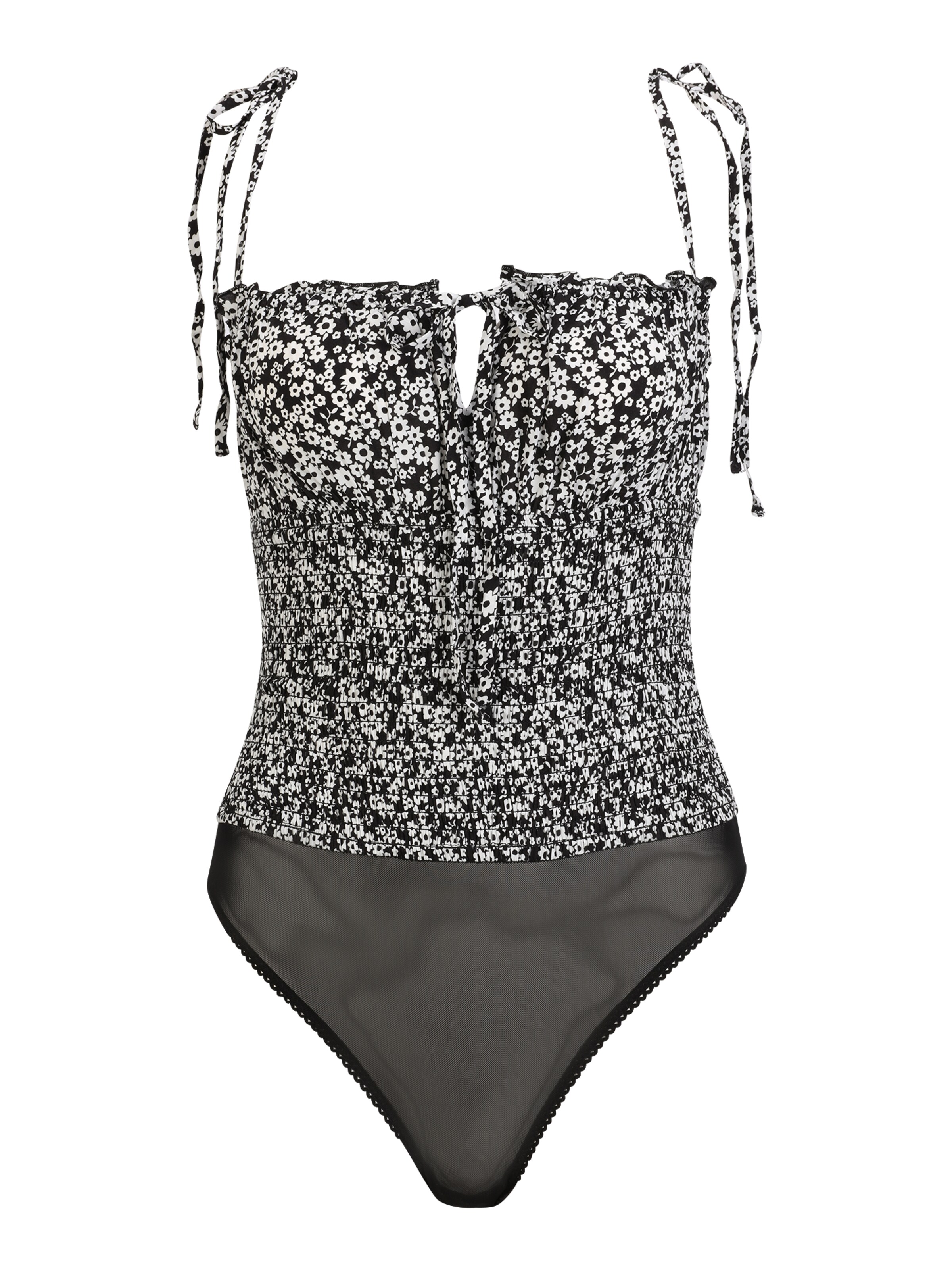 Free People Rövid body - fekete: elől