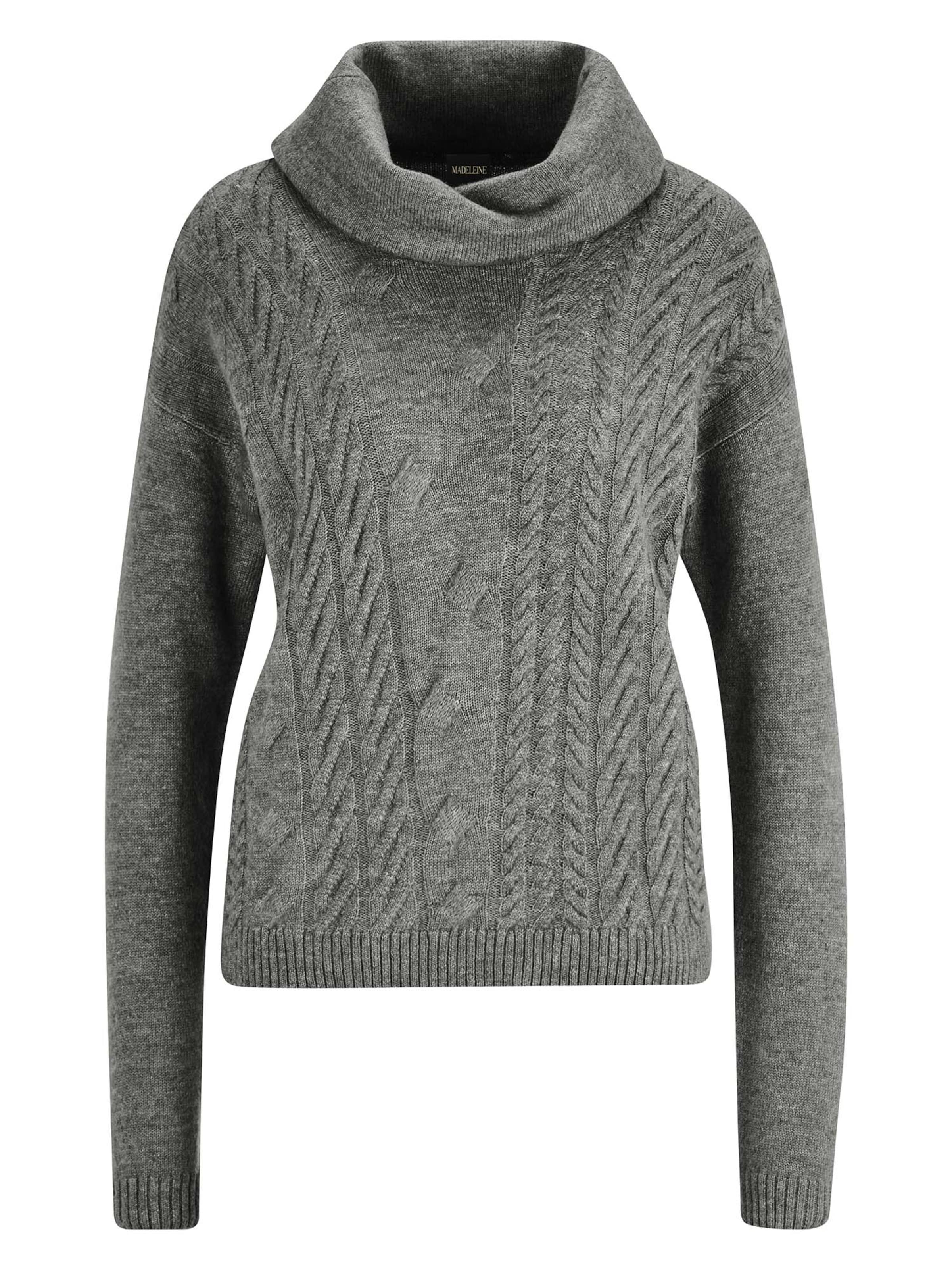 MADELEINE Pullover in Grau: Vorderseite