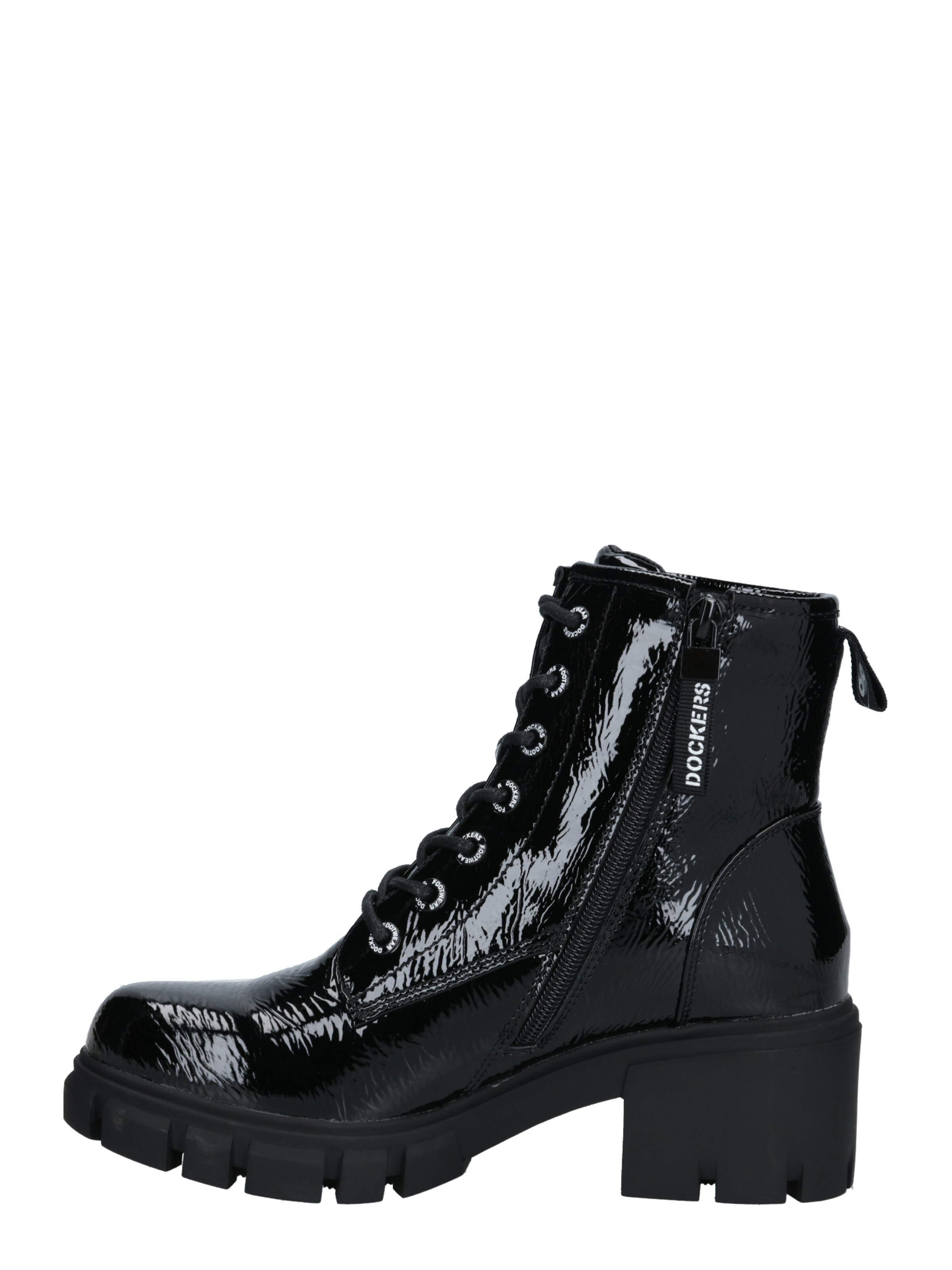 Dockers by Gerli Botki sznurowane w kolorze czarny