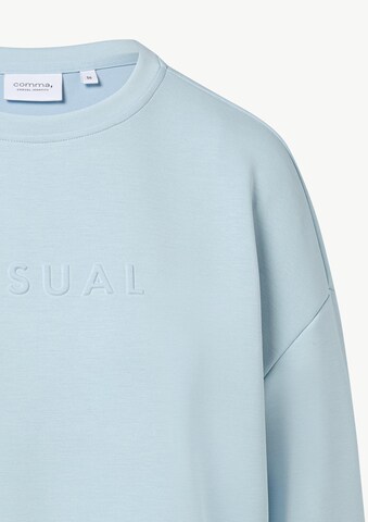 Sweat-shirt comma casual identity en bleu