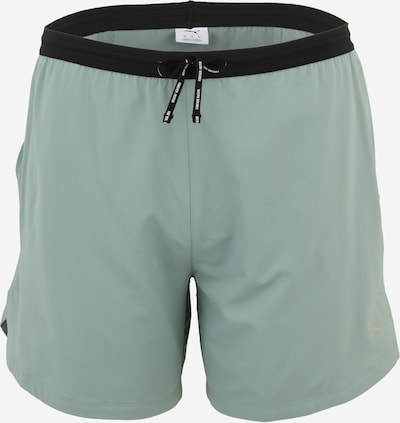 Sportinės kelnės 'RUN ULTRAWEAVE 6' iš PUMA, spalva – žalia / juoda, Prekių apžvalga