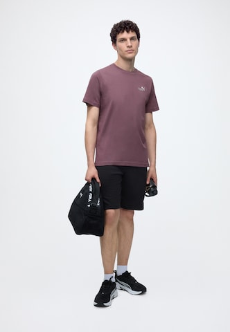 PUMA Performance Shirt 'Essentials No. 1' in Brown