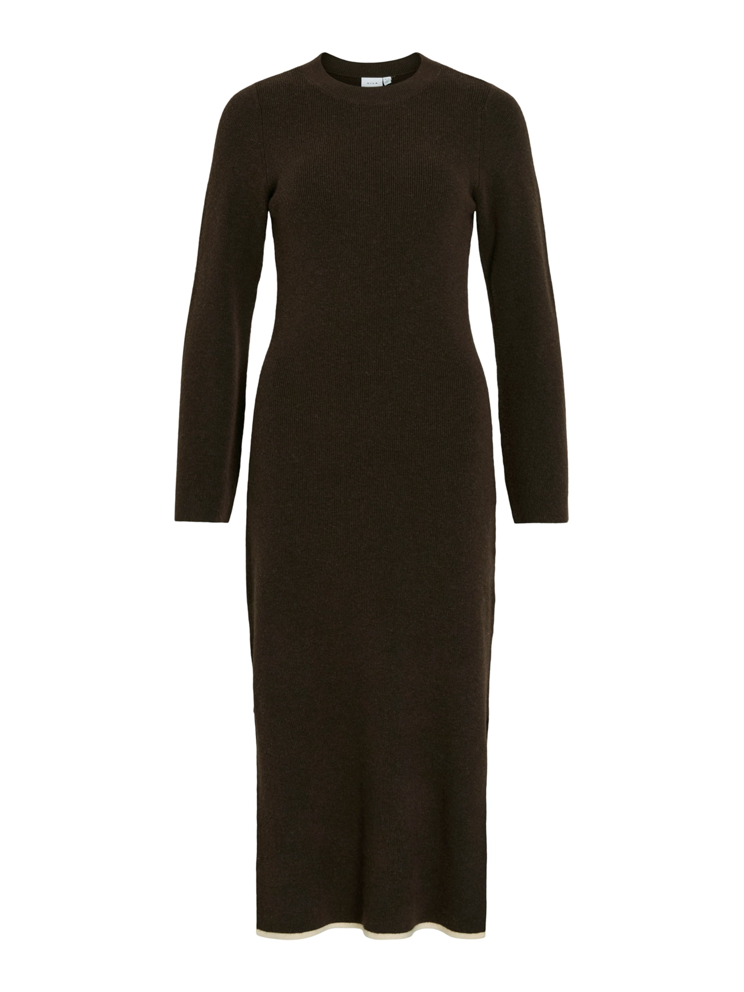 VILA Πλεκτό φόρεμα &#x27;VIKerry&#x27; σε καφέ: μπροστά