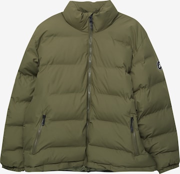 Veste d’hiver Pull&Bear en vert : devant