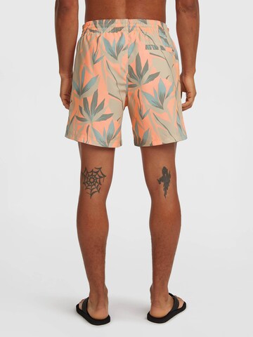 O'NEILL Kratke kopalne hlače 'O'neill Print 16' | oranžna barva