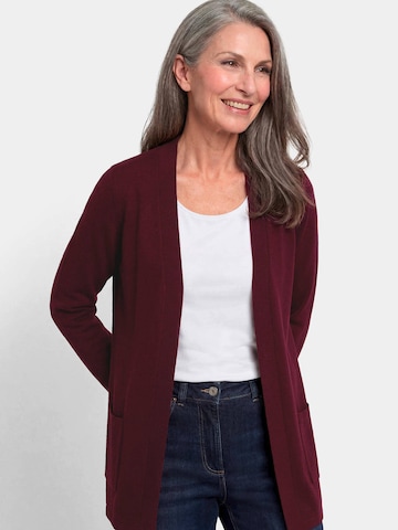Goldner Knit Cardigan in Red