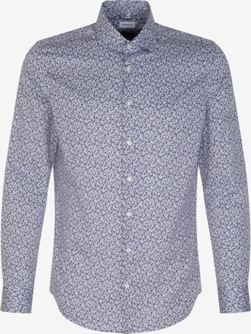 Coupe regular Chemise business SEIDENSTICKER en bleu : devant