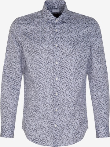 Coupe regular Chemise business SEIDENSTICKER en bleu : devant