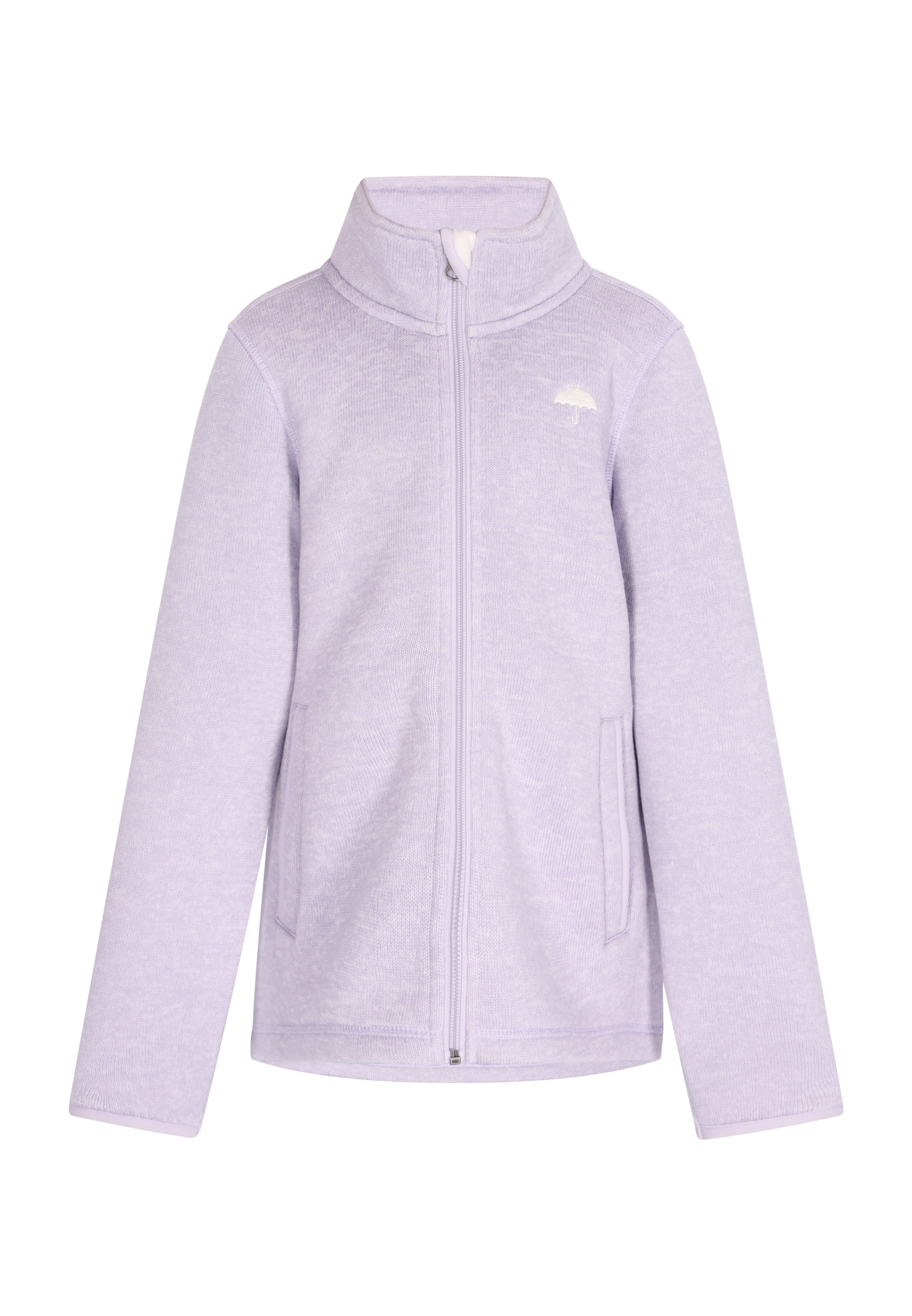 Schmuddelwedda Fleecetakki värissä lila: etupuoli
