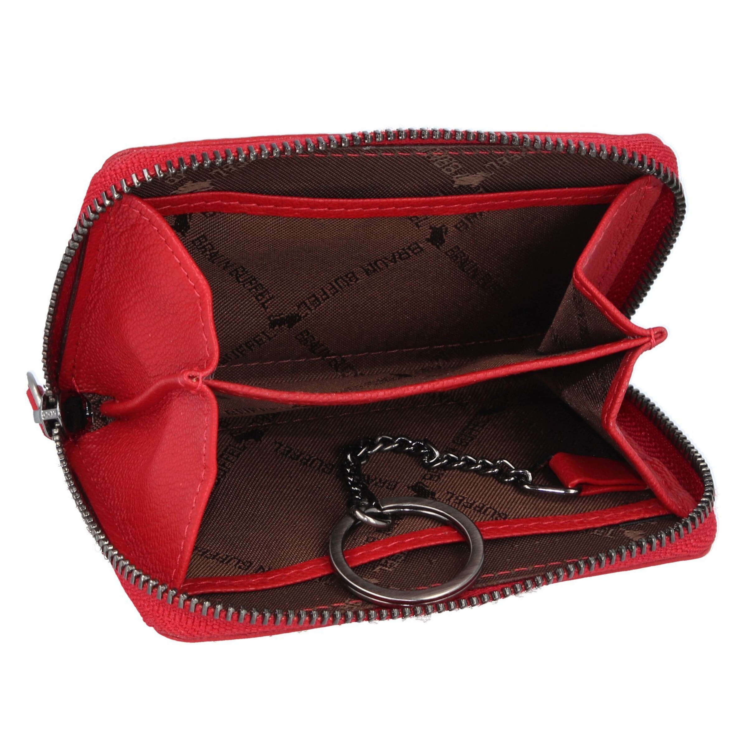 Porte-monnaies Braun Büffel en rouge