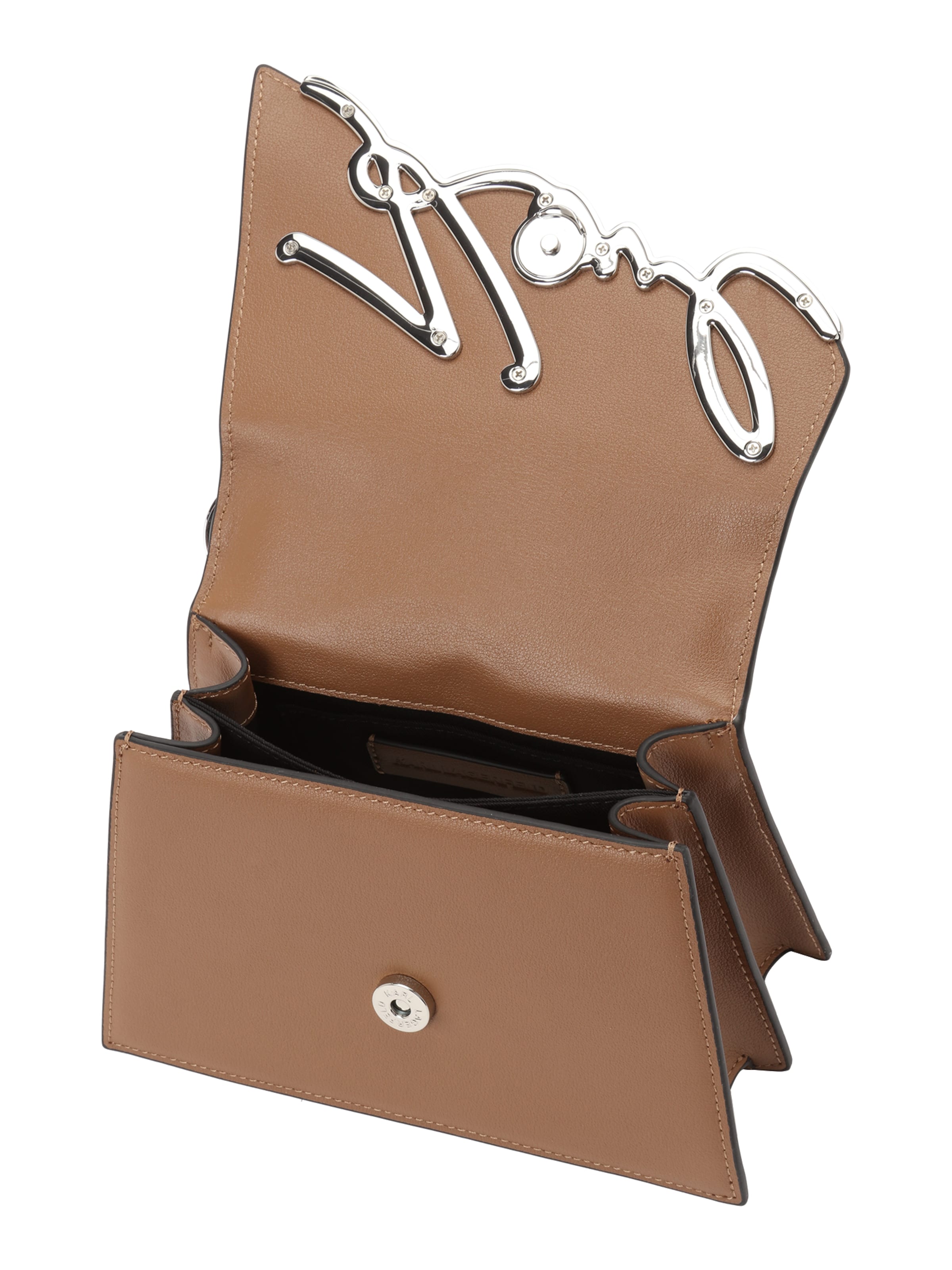 Karl Lagerfeld Kabelka 'Signature 2.0' – hnědá